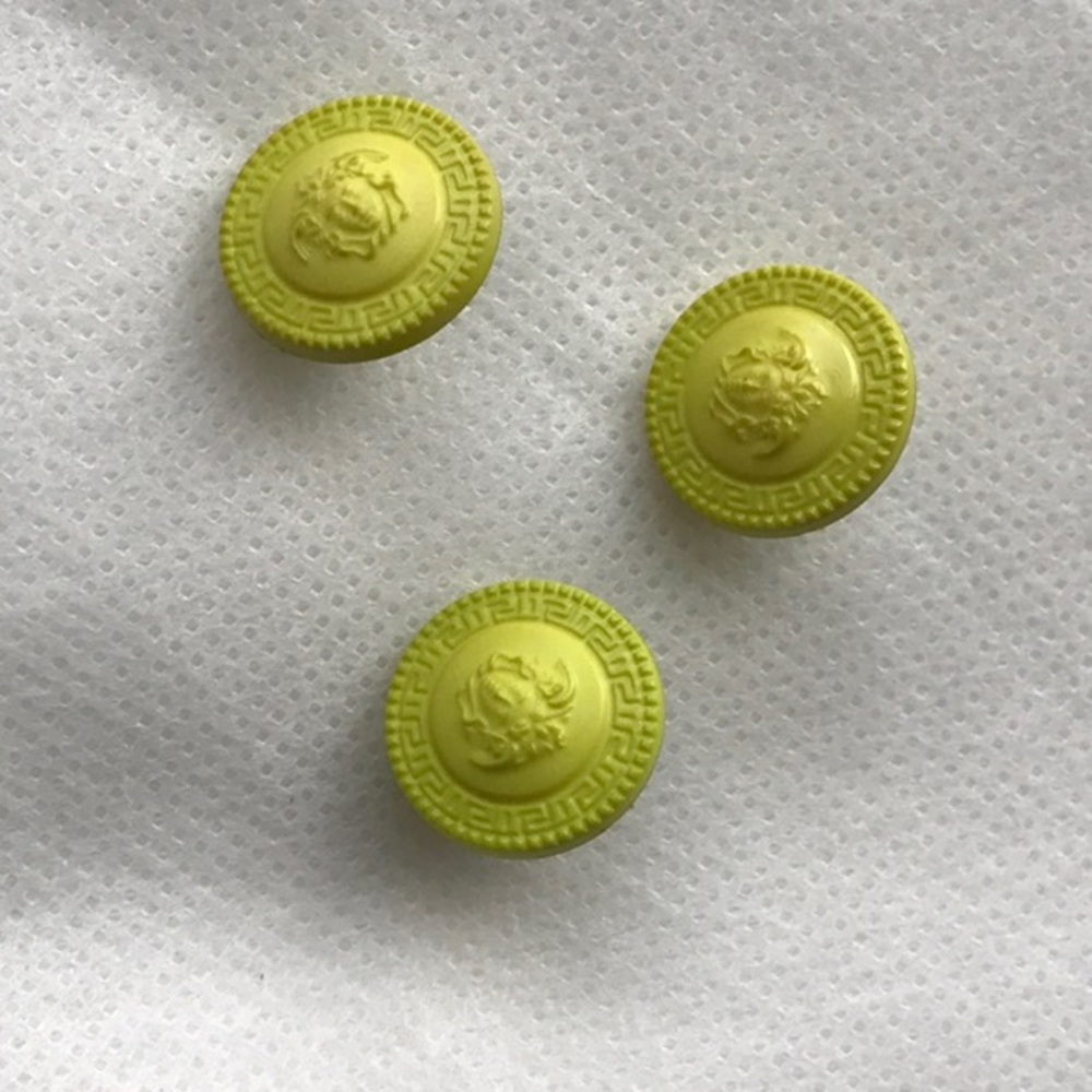 3 Versace buttons
